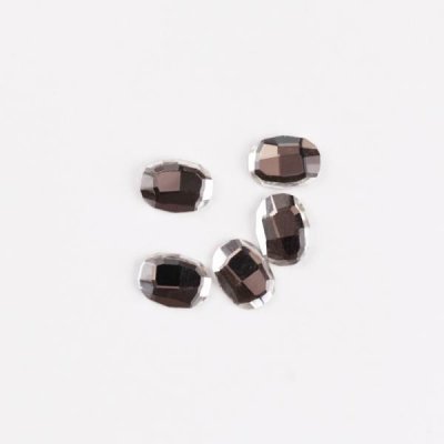 BB Shape Stones (10pcs) - Oval 8x6mm Clear