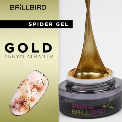 BB Spider gel - gold 3ml