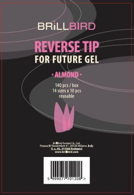 Reverse tips for Future Gel (140pcs/box) - Almond